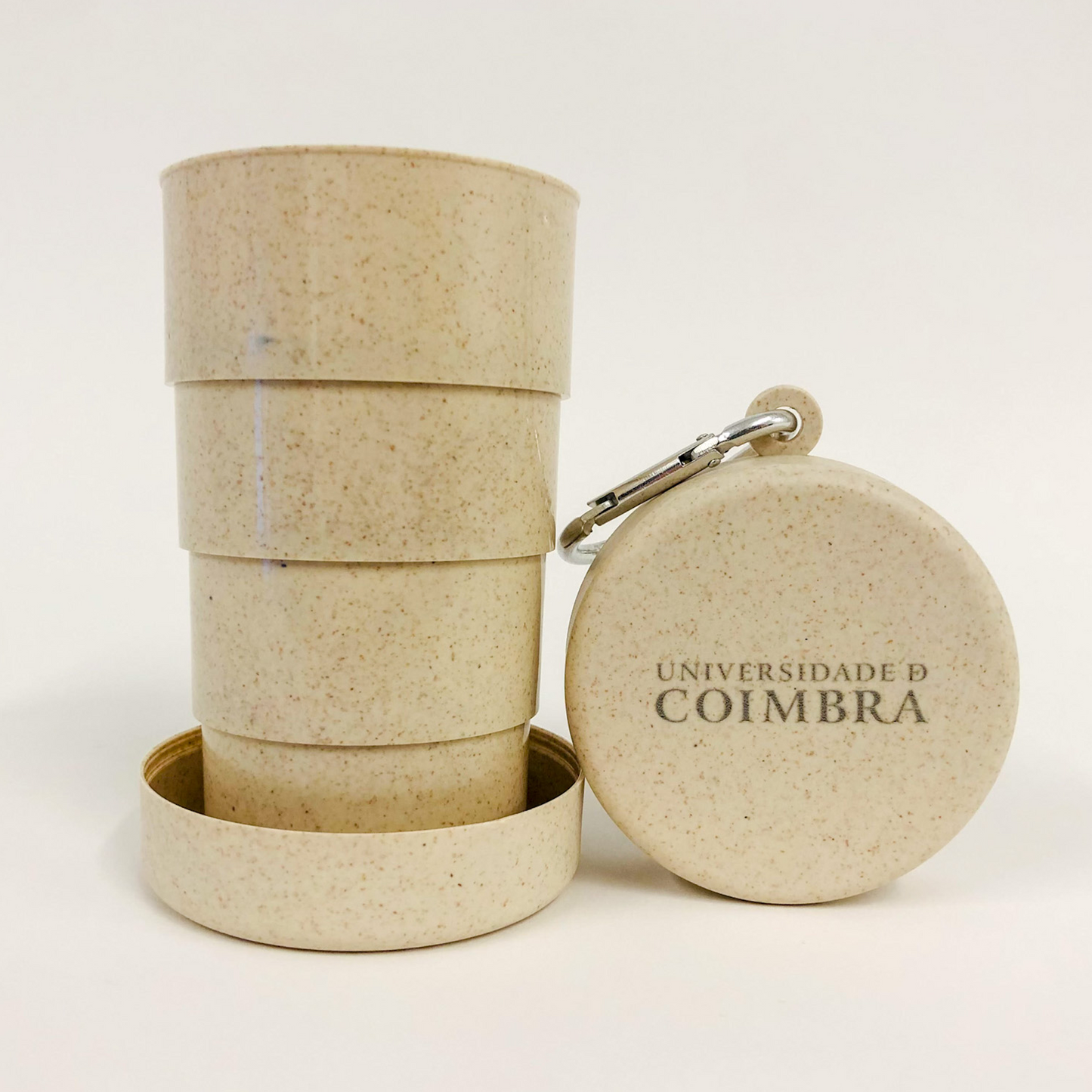 Copo de bolso extensível em fibra de bambu ecológico
