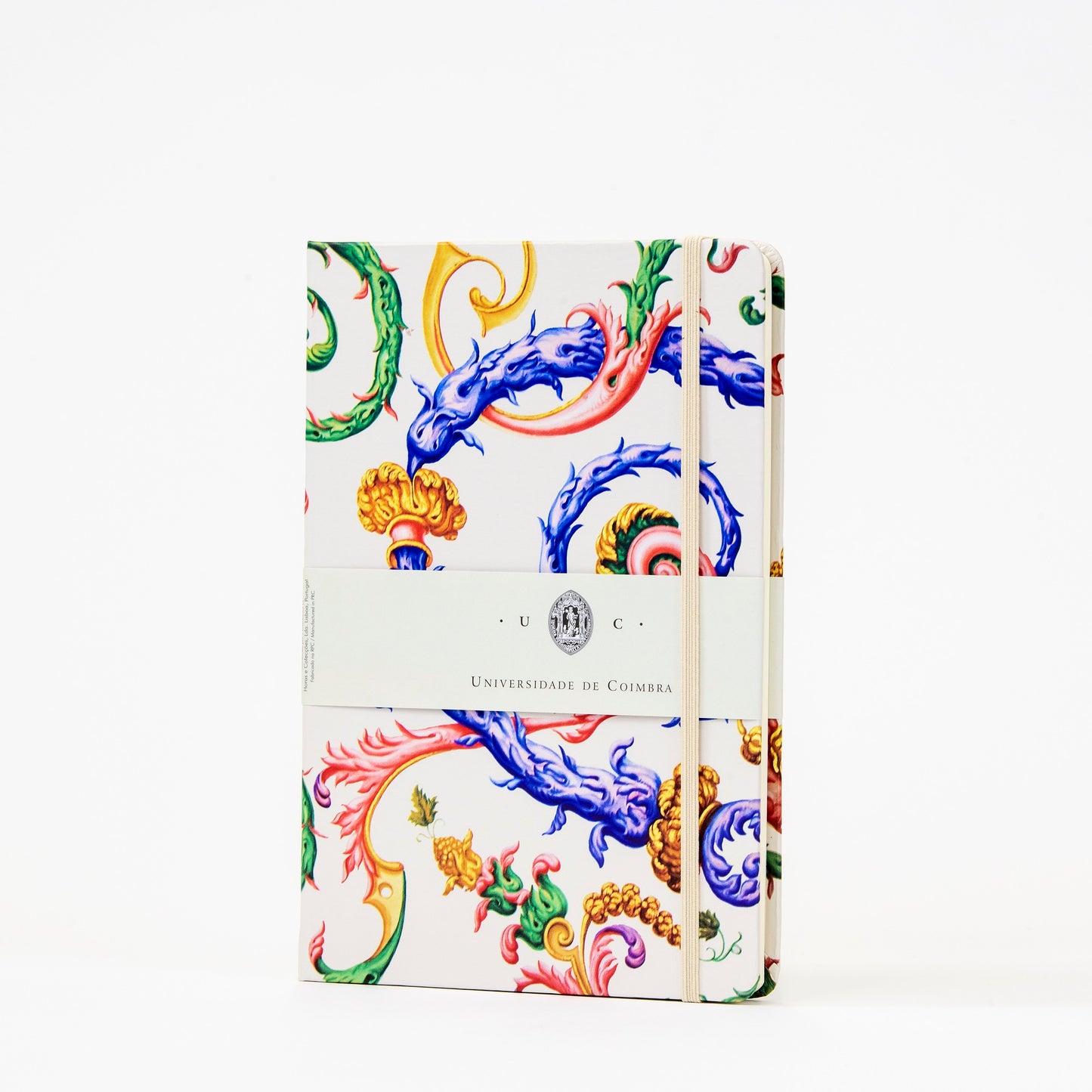 Bloco de Notas A5 com reprodução da pintura do teto da Capela de São Miguel.