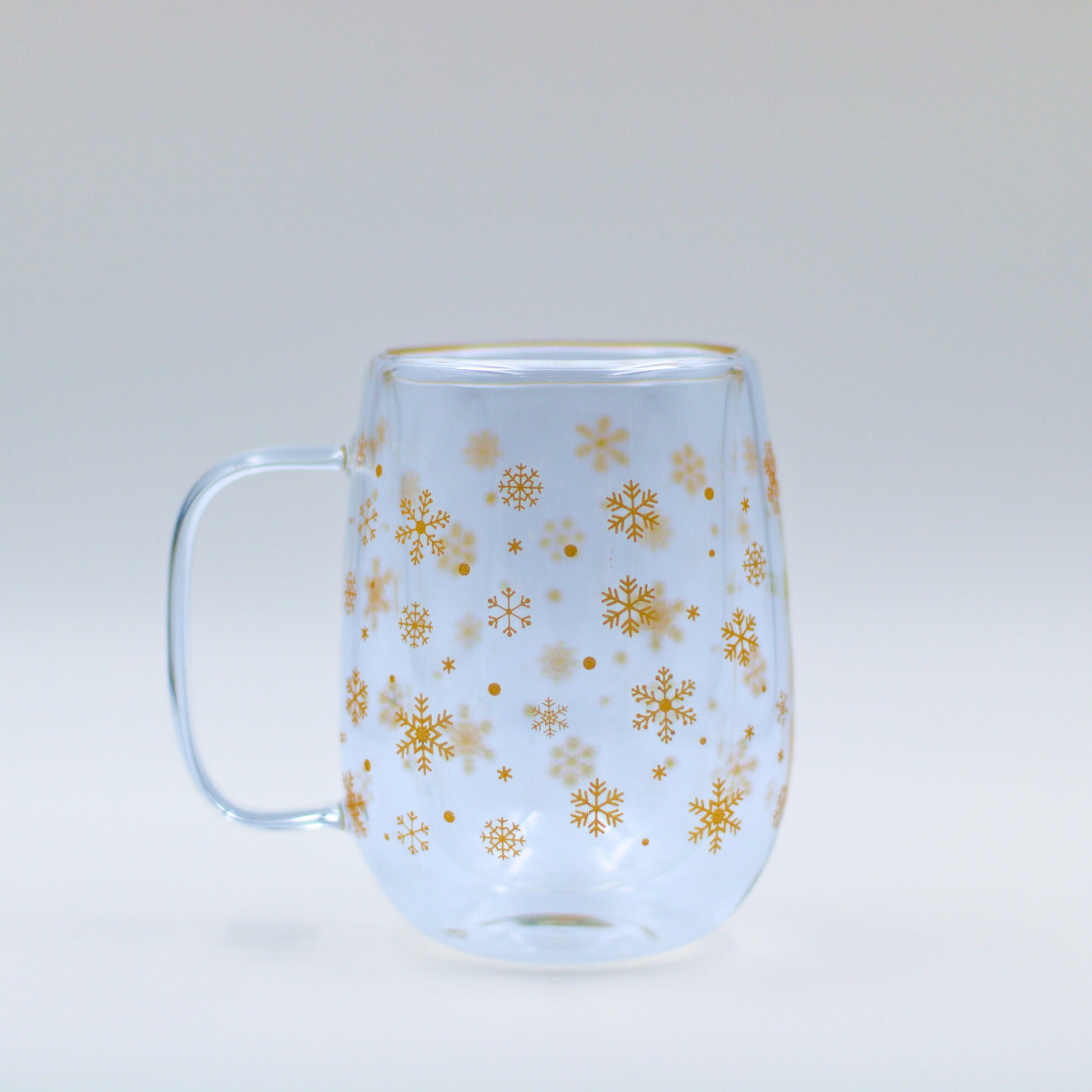 Caneca de Vidro Flocos de Neve Universidade de Coimbra