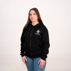 Casaco com Capuz com Logotipo da Universidade de Coimbra Preto