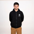 Casaco com Capuz com Logotipo da Universidade de Coimbra Preto