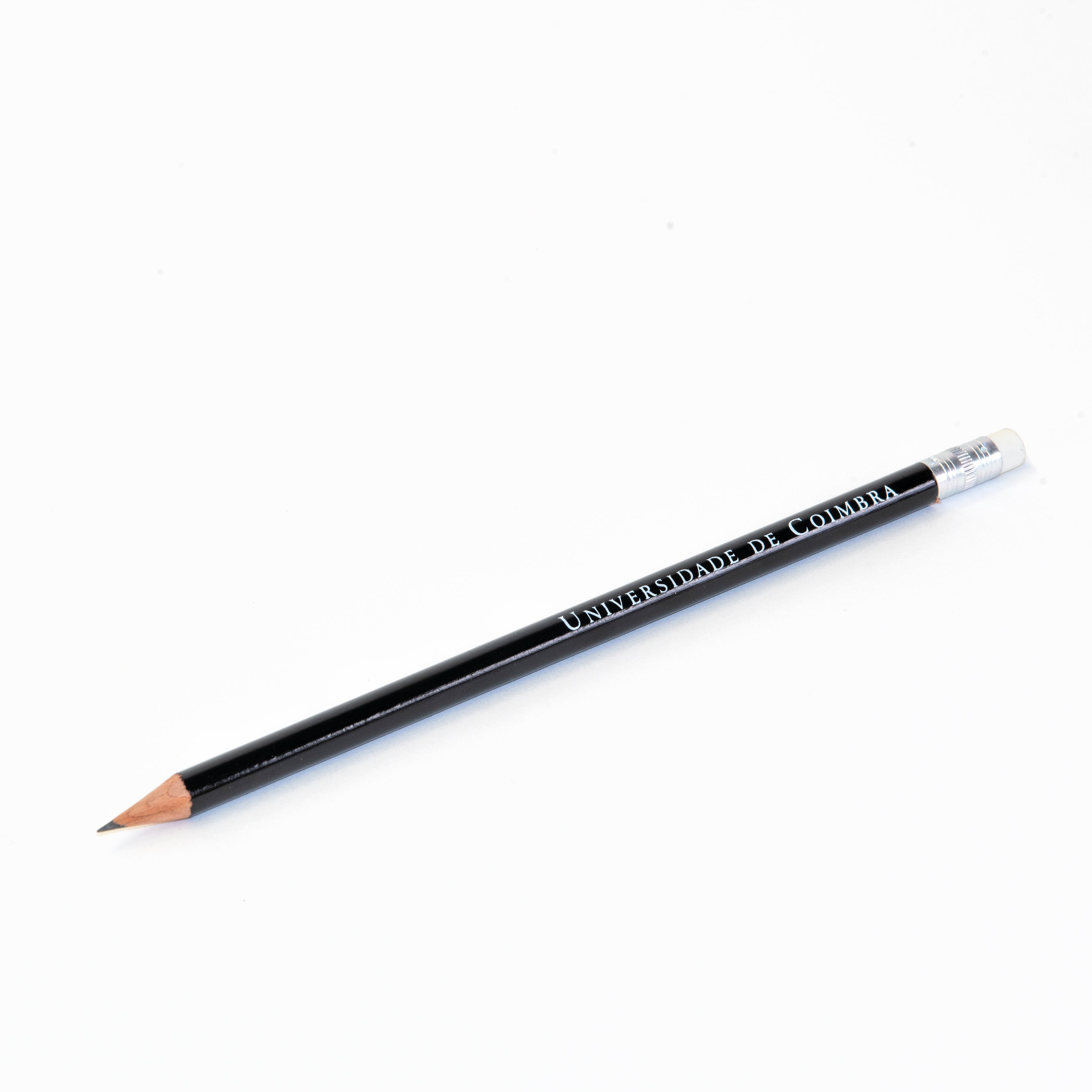 Lápis Preto Universidade de Coimbra com borracha