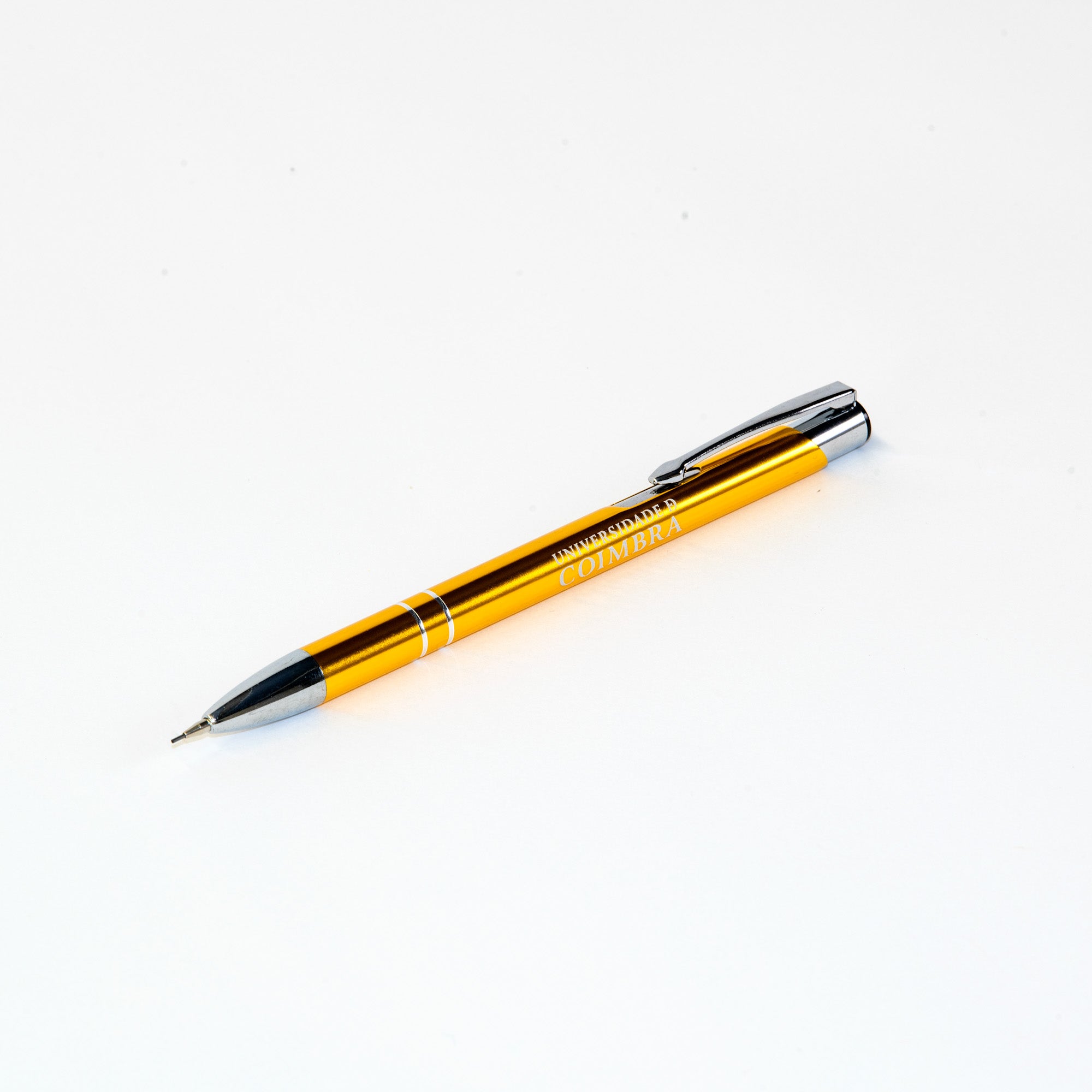 Lapiseira Dourada de Metal da Universidade de Coimbra