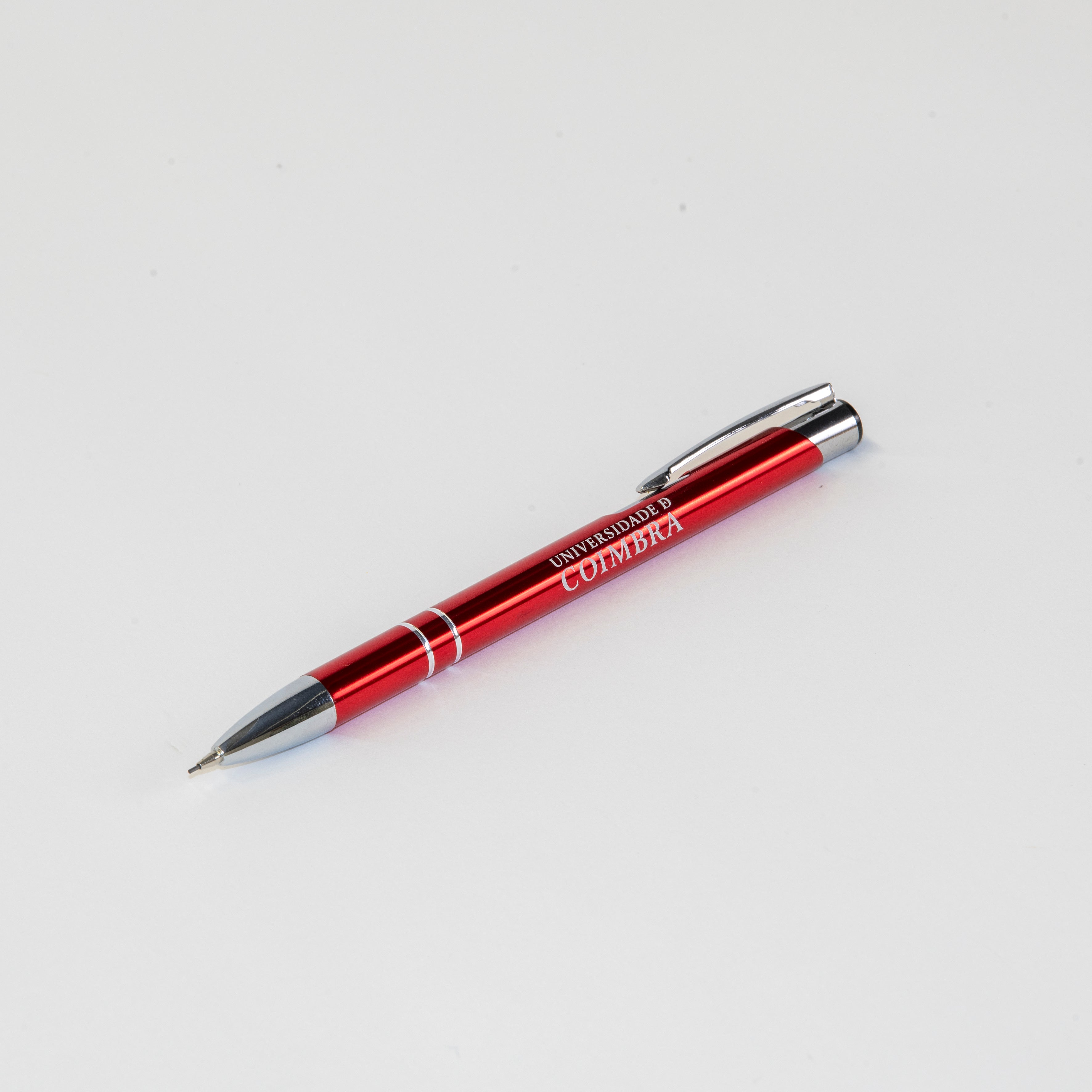 Lapiseira Vermelha de Metal da Universidade de Coimbra
