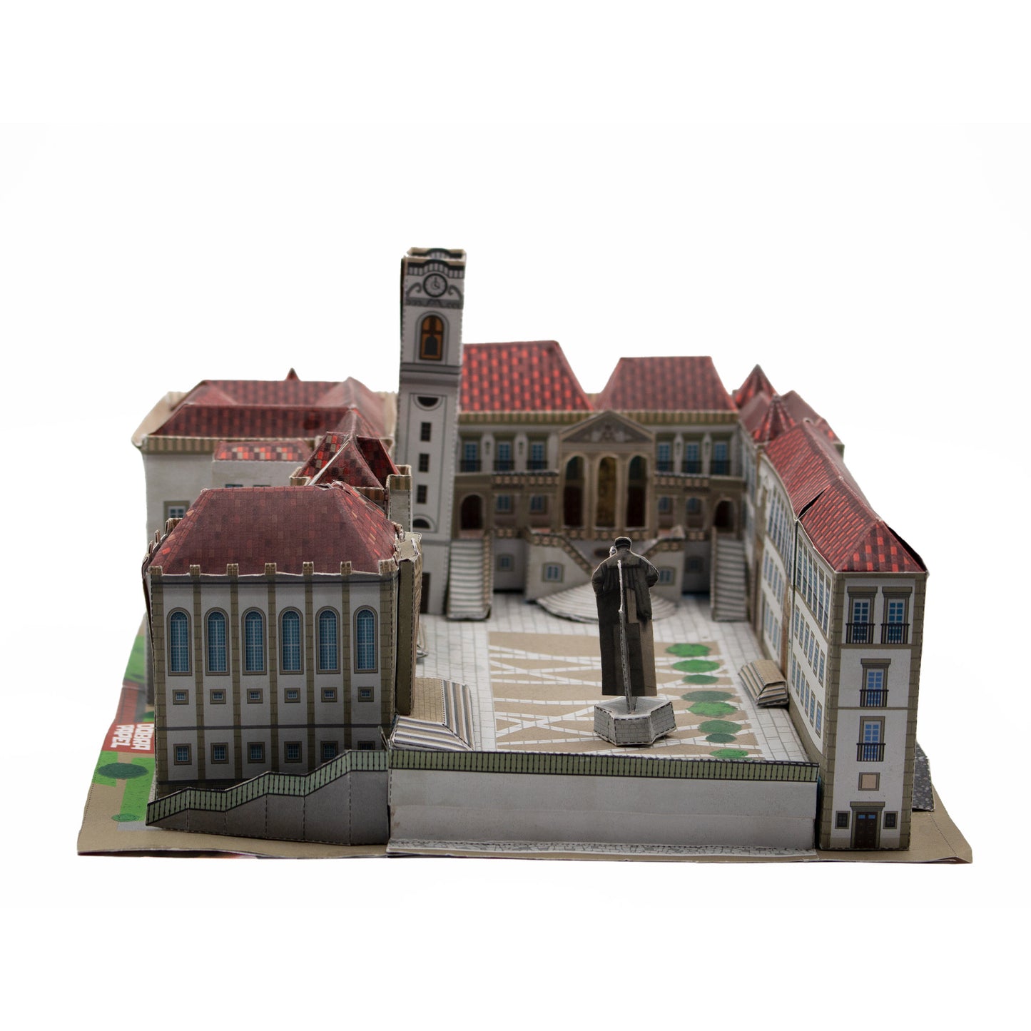 Modelo 3D papercraft em miniatura para montar Paço das Escolas