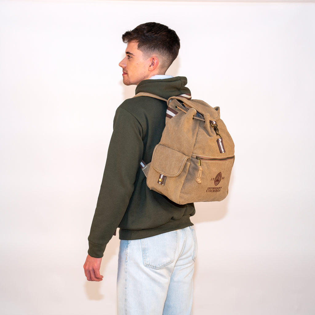 Mochila Clássica Com Cordão da Universidade de Coimbra