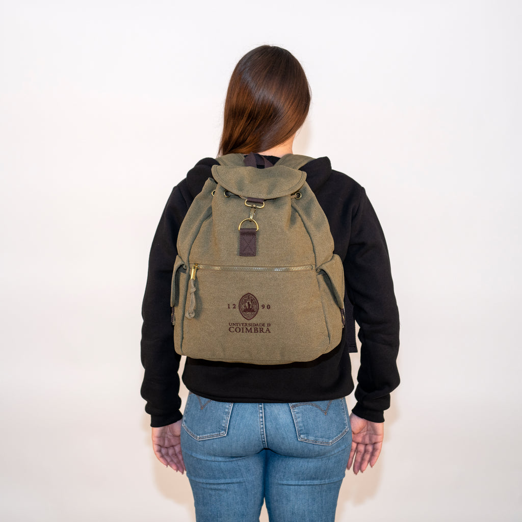 Mochila Clássica Com Cordão da Universidade de Coimbra