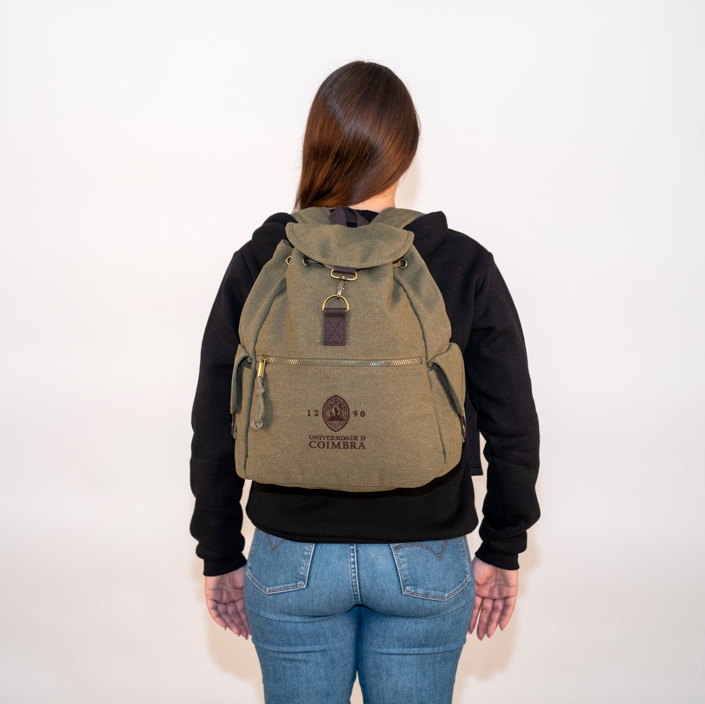 Mochila Clássica Com Cordão da Universidade de Coimbra