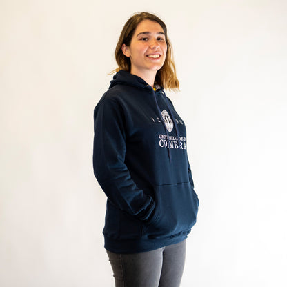 Sweatshirt com Capuz da Universidade de Coimbra Azul