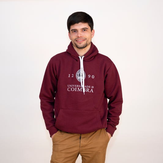 Sweatshirt com Capuz da Universidade de Coimbra Bourdeux
