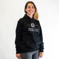 Sweatshirt com Capuz da Universidade de Coimbra Preta