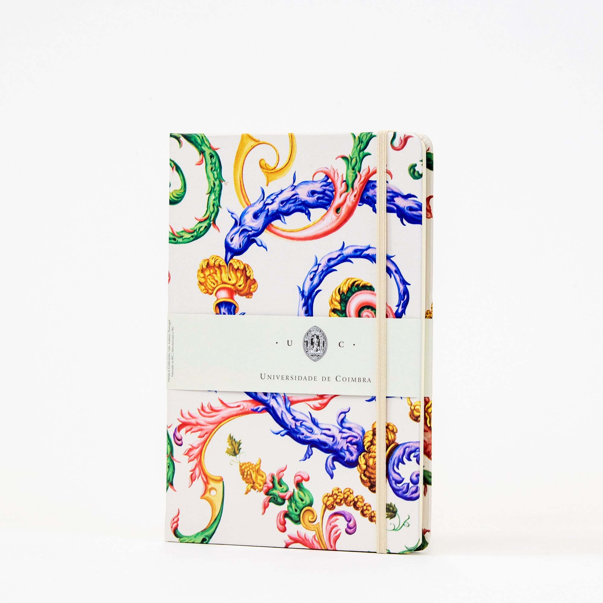 Bloco de Notas A5 com reprodução da pintura do teto da Capela de São Miguel. 