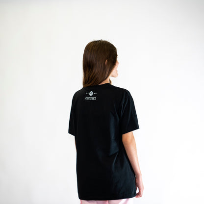 T-Shirt com Logotipo da Universidade de Coimbra Preto